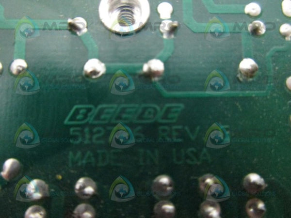 BEEDE 512726 CIRCUIT BOARD UNMP