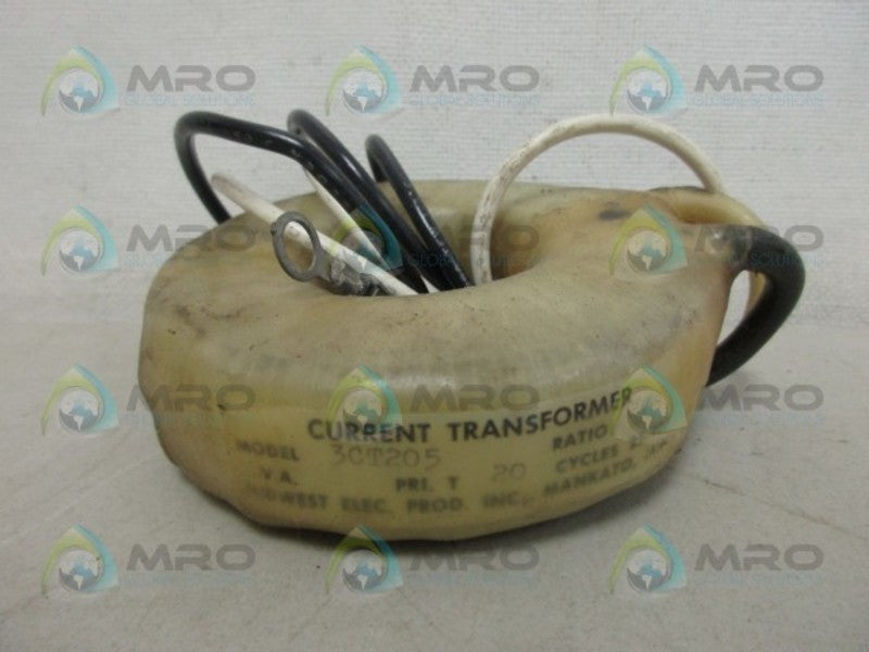 MIDWEST ELECTRIC 3CT205 CURRENT TRANSFORMER NSNP