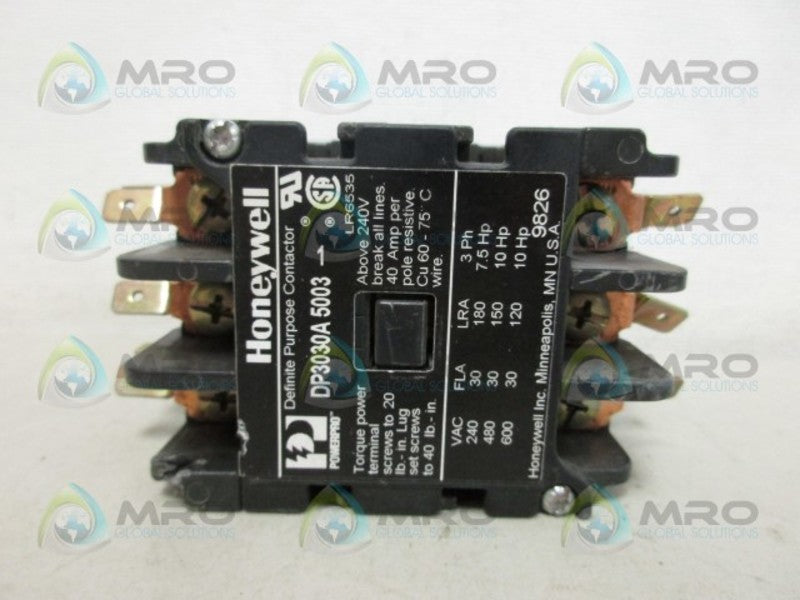 HONEYWELL DP3030A5003 CONTACTOR NSNP