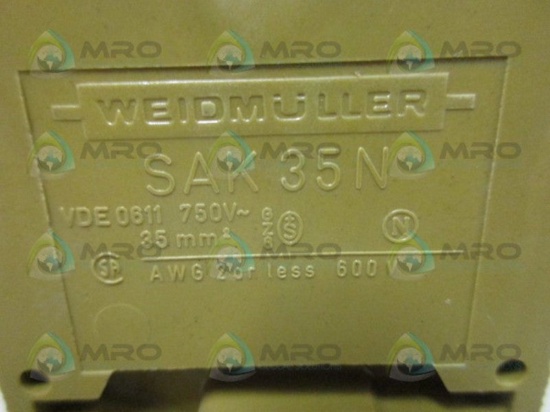 WEIDMULLER SAK35N TERMINAL BLOCK  NSNP