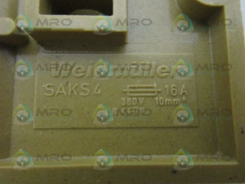 WEIDMULLER SAKS4 TERMINAL BLOCK NSNP