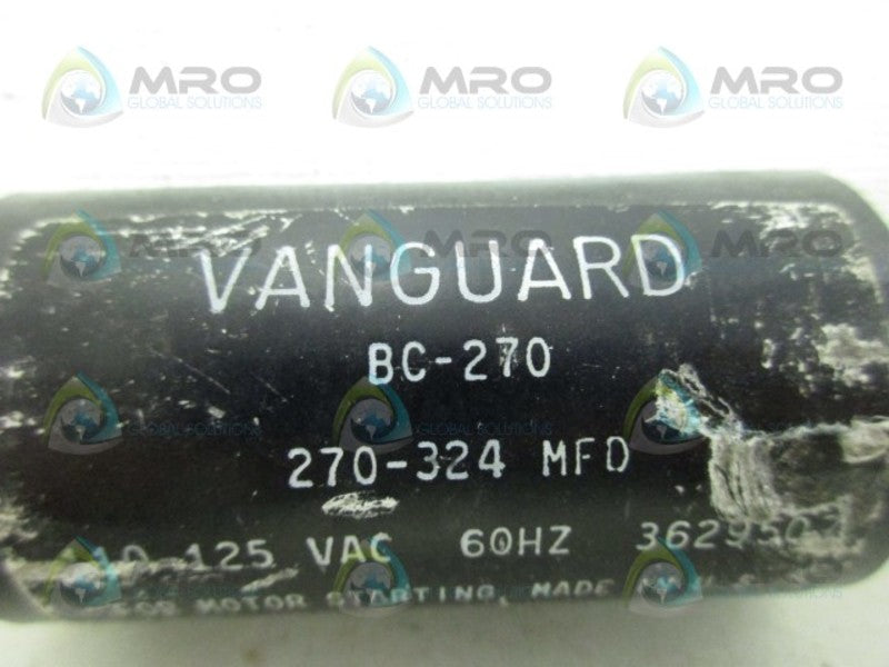 VANGUARD 270-324 CAPACITOR UNMP