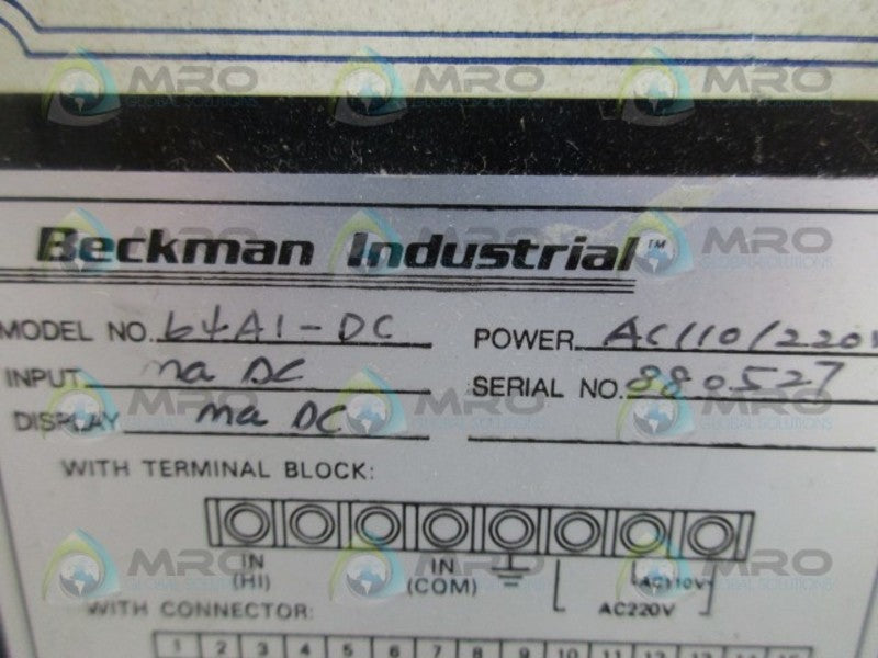 BECKMAN 64A1-DC UNMP
