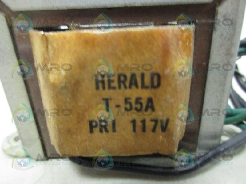 HERALD T-55A TRANSFORMER 117V UNMP