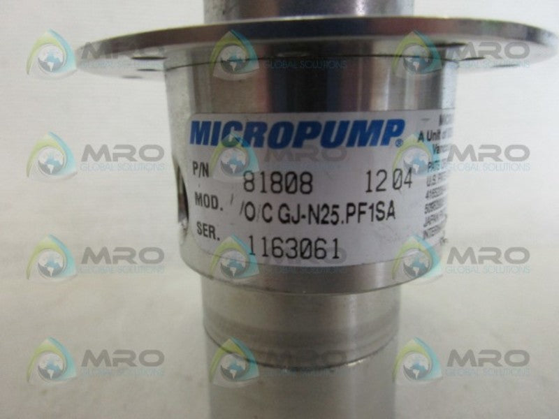MICROPUMP 81808 GEAR PUMP HEAD UNMP