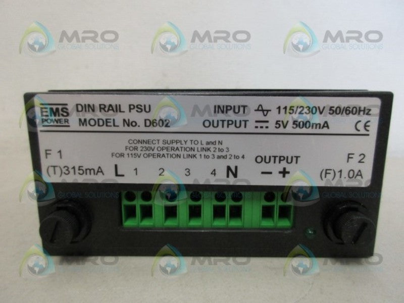 EMS D602 POWER SUPPLY NSNP