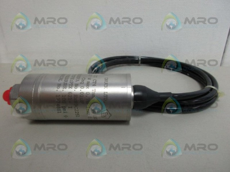 DRUCK PTX621-I PRESSURE TRANSMITTER W/ CORD NSNP