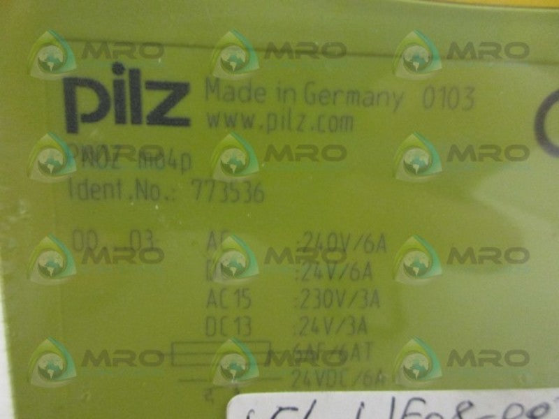 PILZ PNOZMO4P 773536 24VDC 6A NSMP
