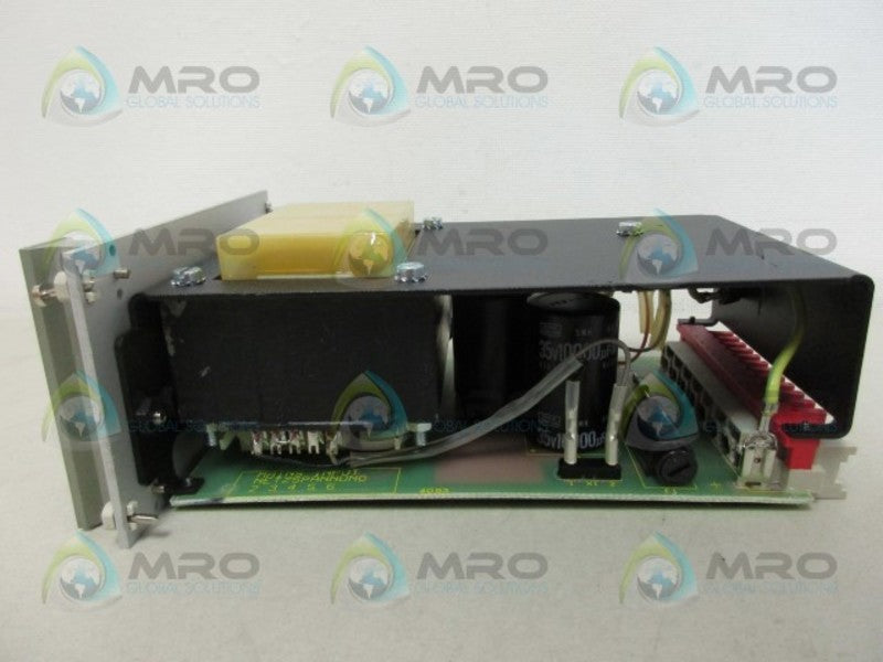SCHROFF PGG124 POWER SUPPLY UNMP