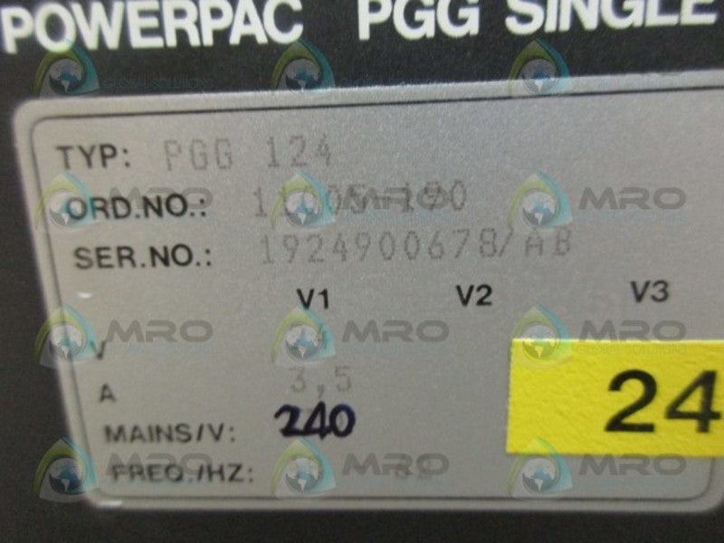SCHROFF PGG124 POWER SUPPLY UNMP
