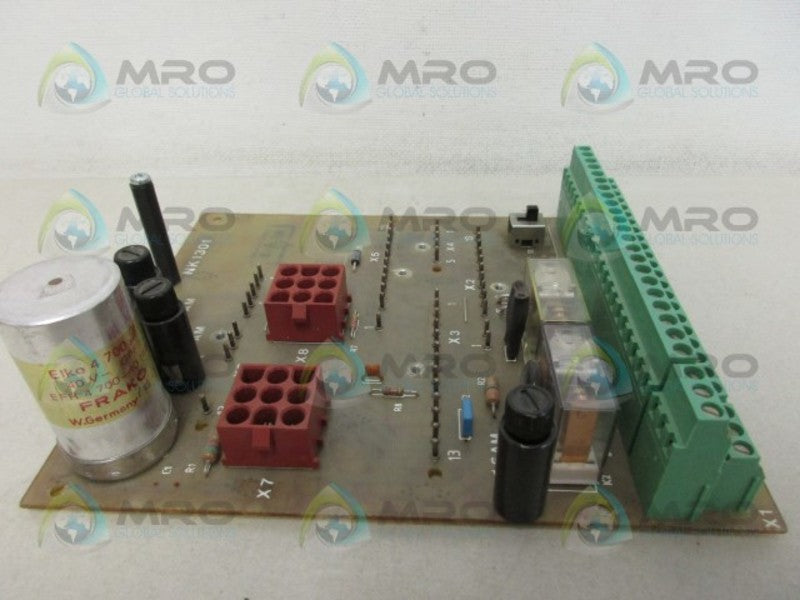 ERHARDT & LEIMER NK1301 MAIN CIRCUIT BOARD UNMP