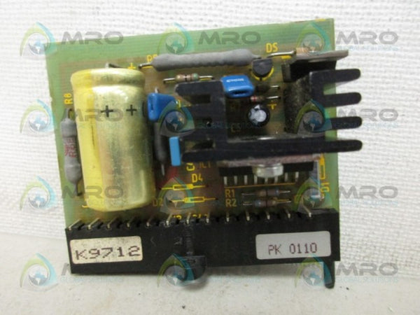 ERHARDT & LEIMER PK0110 CIRCUIT BOARD UNMP