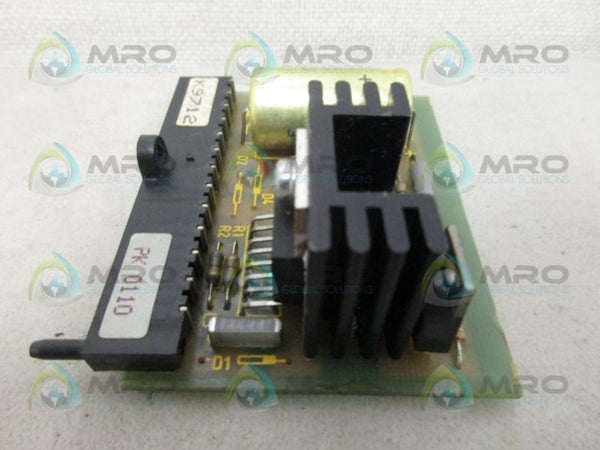 ERHARDT & LEIMER PK0110 CIRCUIT BOARD UNMP