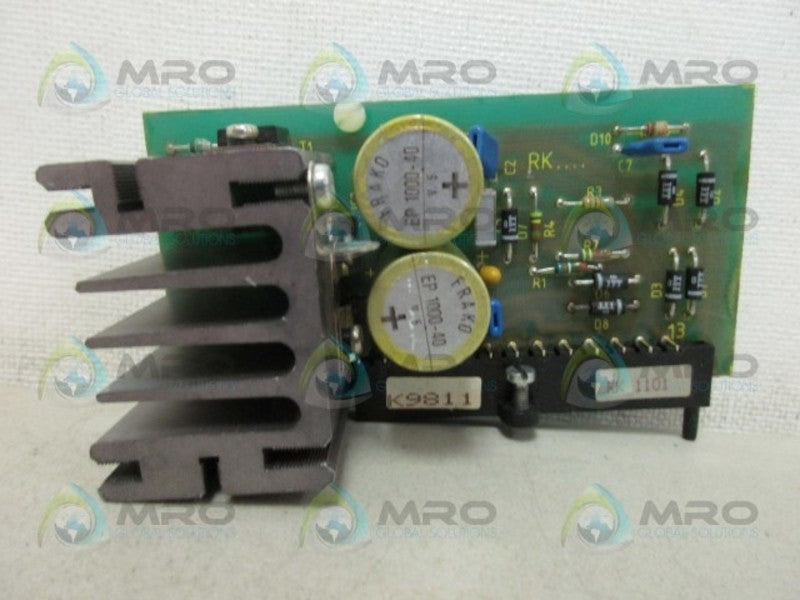 ERHARDT & LEIMER RK1101 PCB BOARD UNMP