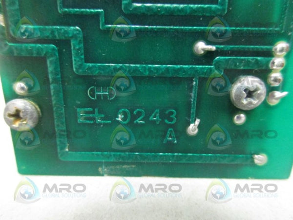 ERHARDT & LEIMER RK1101 PCB BOARD UNMP