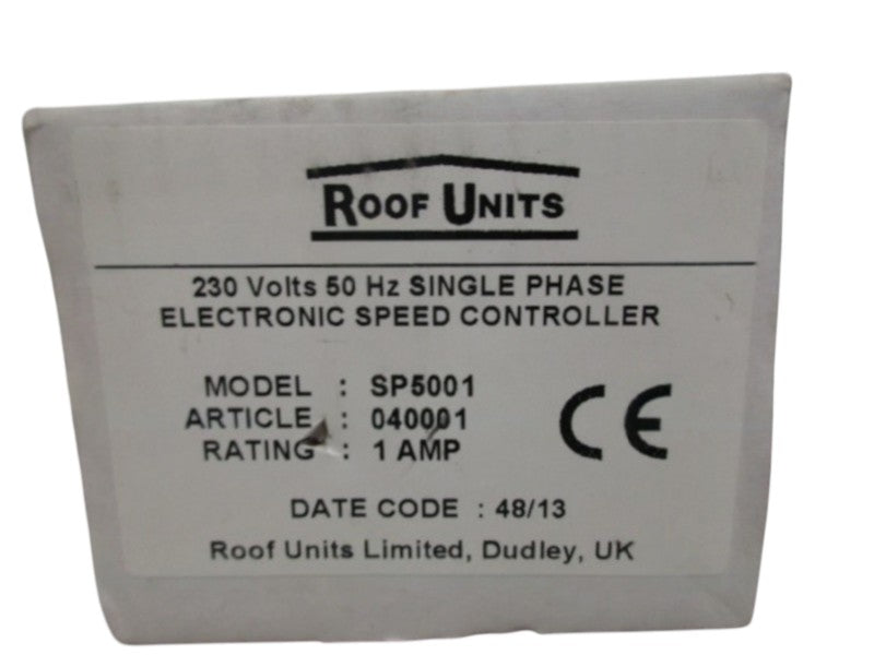 ROOF UNITS SP5001 SPEED CONTROLLER NSMP