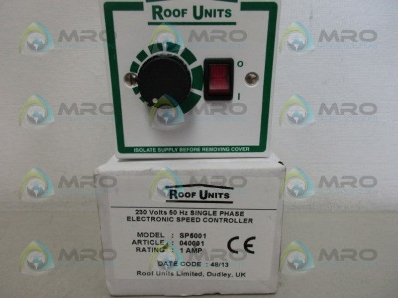 ROOF UNITS SP5001 SPEED CONTROLLER NSMP