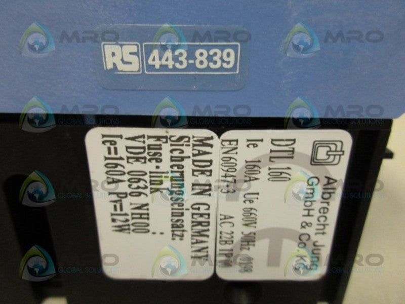 RS COMPONENTS 443-839 DISCONNECT SWITCH NSMP