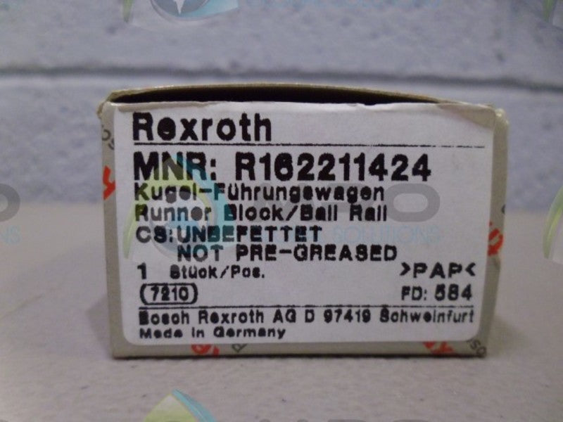 REXROTH R162211424 RUNNER BLOCK NSMP