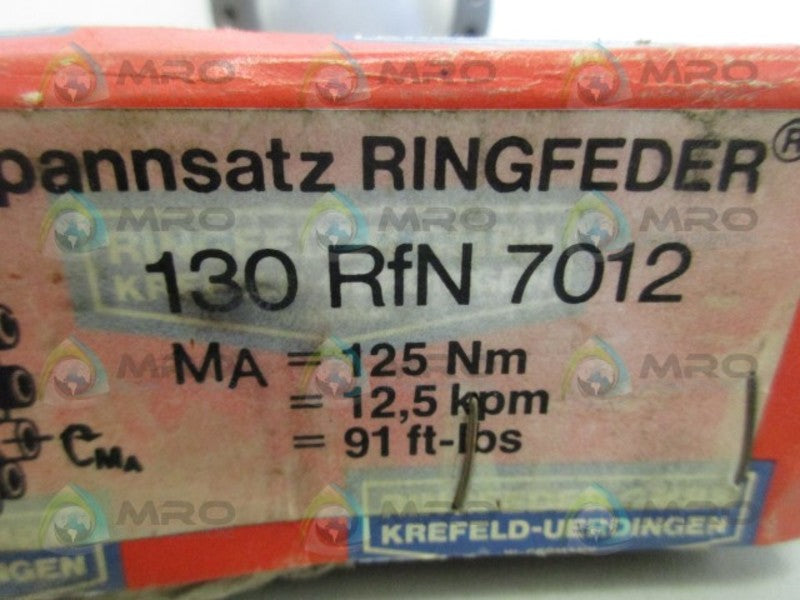 RINGFEDER 130RFN7012 BUSHING ASSEMBLY NSMP