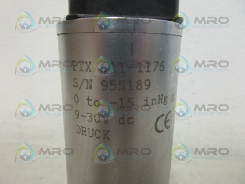 DRUCK PTX611-1176 PRESSURE TRANSMITTER (AS PICTURED) NSNP