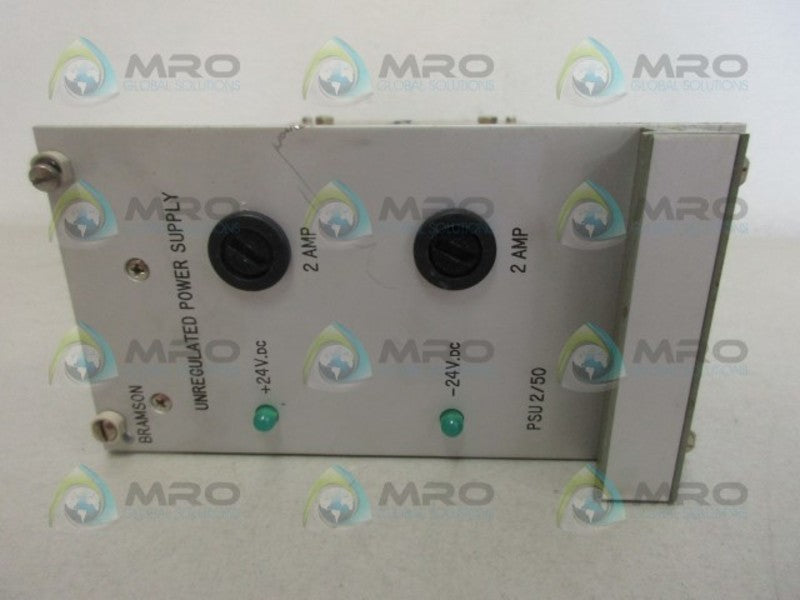 BRAMSON ELECTRONIC PSU2/50-240V/50 POWER SUPPLY UNMP