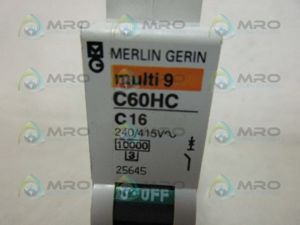 MERLIN GERIN 25645 CIRCUIT BREAKER 16A NSNP