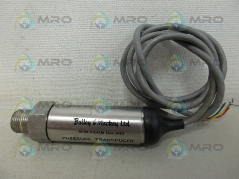 BAILEY & MACKEY 457C PRESSURE TRANSDUCER UNMP