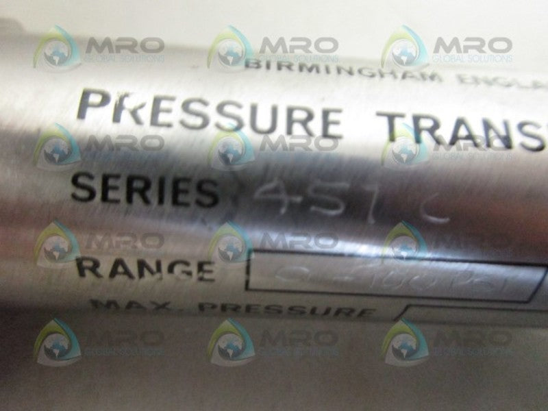BAILEY & MACKEY 457C PRESSURE TRANSDUCER UNMP