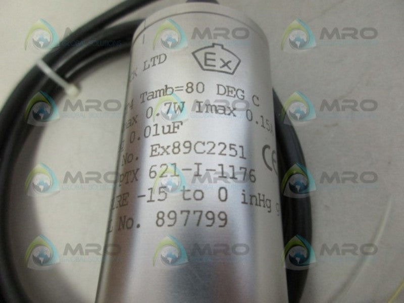 DRUCK PTX621-I-1176 PRESSURE TRANSMITTER W/ CORD NSNP
