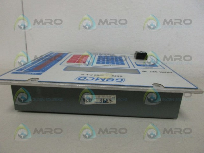 GEMCO QUIK-SET III PROGRAMMABLE LIMIT SWITCH UNMP