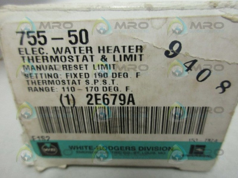 WHITE-ROGERS 755-50 THERMOSTAT  NSMP