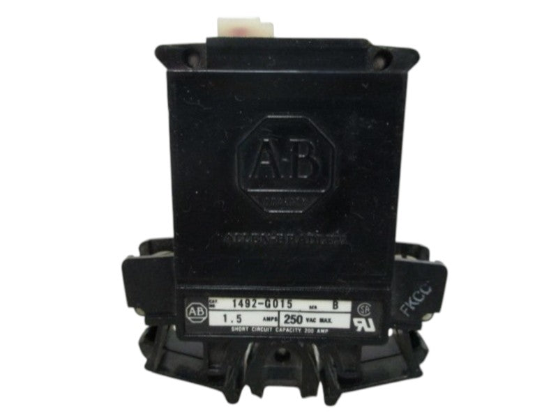 ALLEN BRADLEY 1492-G015 SER. B CIRCUIT BREAKER 1.5A NSNP