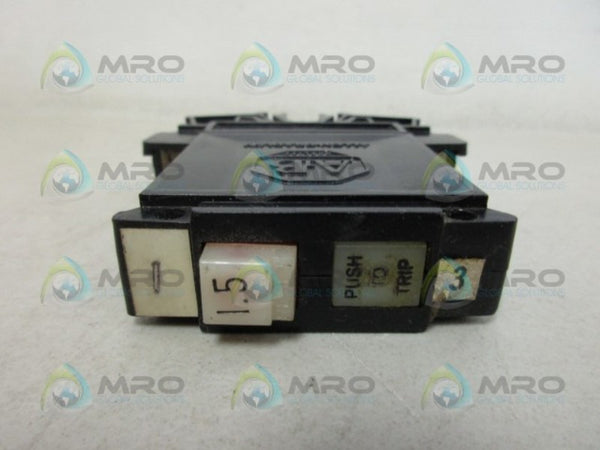 ALLEN BRADLEY 1492-G015 SER. B CIRCUIT BREAKER 1.5A NSNP