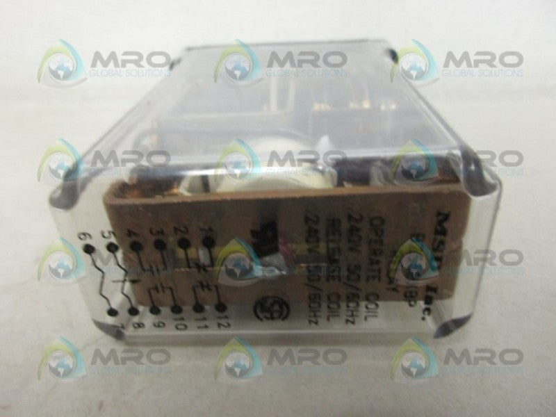STRUTHERS-DUNN 255BXBP RELAY 240V NSMP