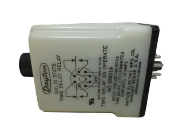 DAYTON 6X601A TIME DELAY RELAY UNMP