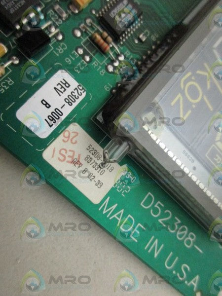 WEIGH-TRONIX 52308-0018 WEIGHT SCALE DISPLAY BOARD NSNP