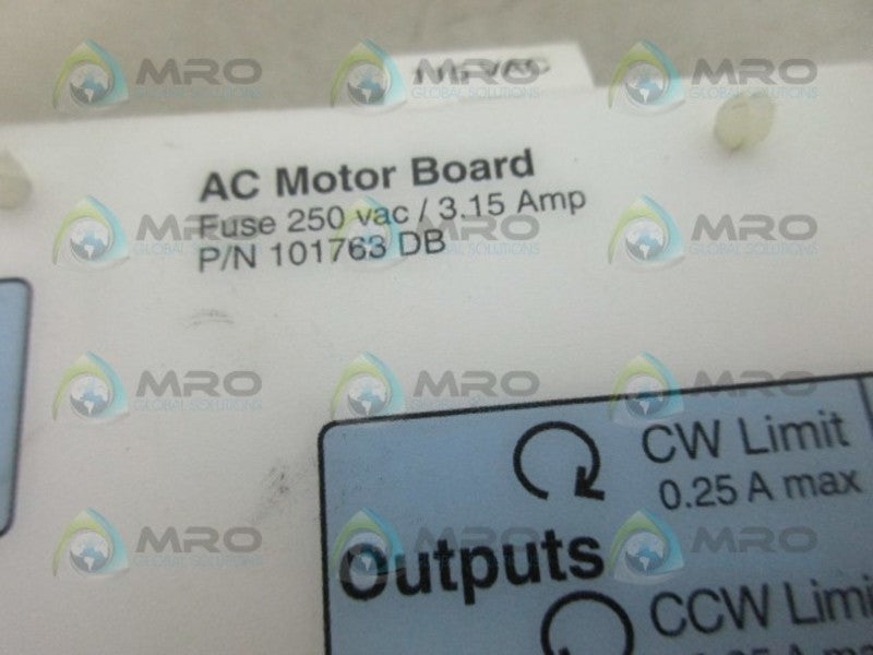 VALVCON 101763 AC MOTOR BOARD (AS PICTURED) UNMP