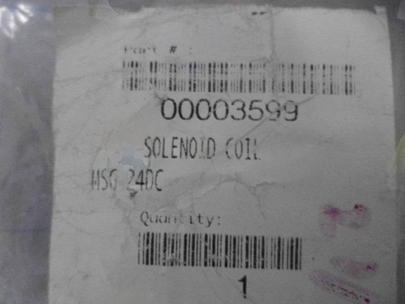 FESTO 00003599 SOLENOID COIL NSNP IN BAG