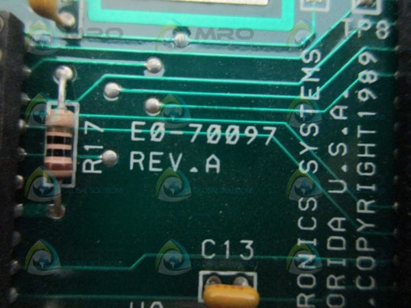GENERAL ELECTRONICS E0-70097 CIRCUIT BOARD UNMP