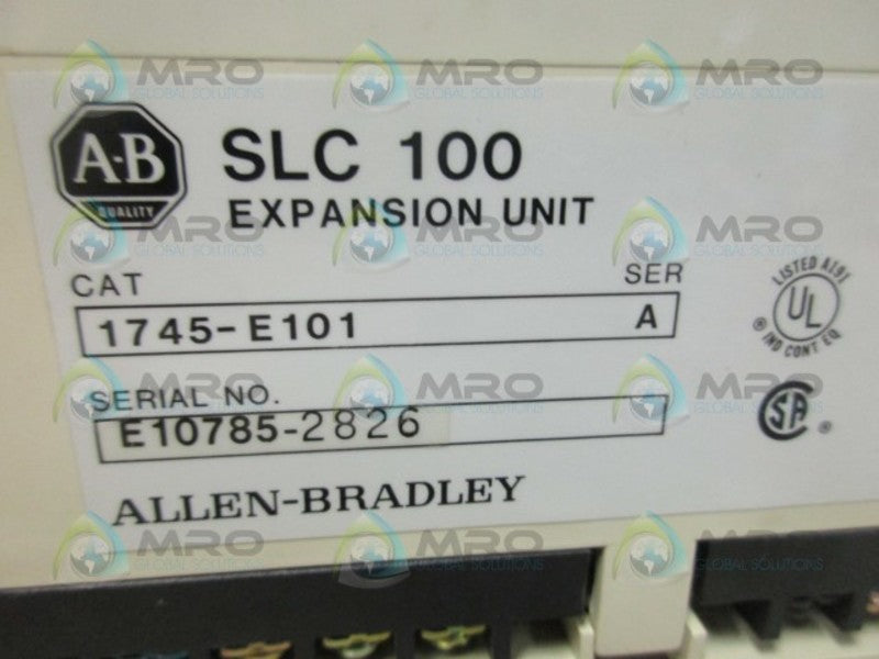 INDUSTRIAL SPARE PART SLC 100 1745-E101 SER. A EXPANSION UNIT UNMP