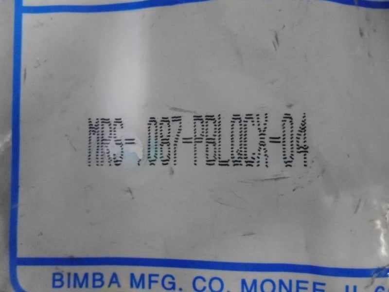 BIMBA MRS-087-PBLCX-04 CYLINDER NSNP IN BAG