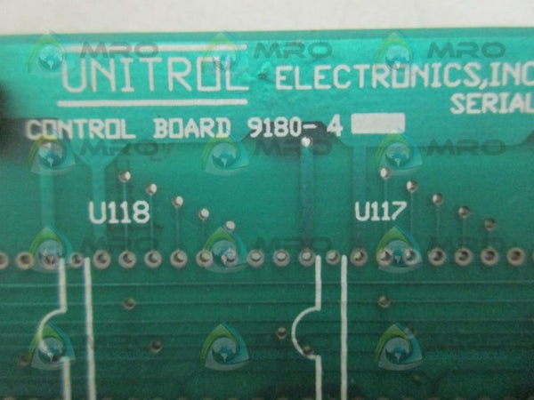 UNITROL 9180-4 CONTROL BOARD UNMP