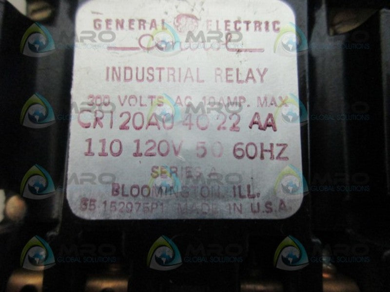 GENERAL ELECTRIC CR120A04022AA UNMP