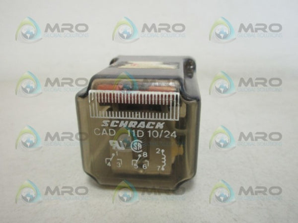 SCHRACK CAD11D10/24 RELAY UNMP