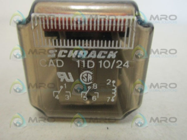 SCHRACK CAD11D10/24 RELAY UNMP