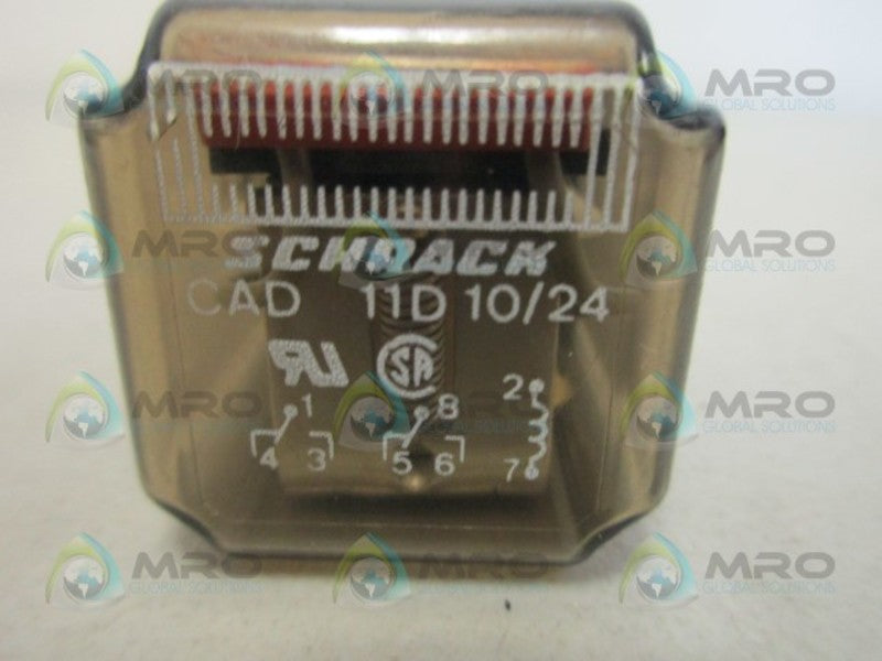 SCHRACK CAD11D10/24 RELAY UNMP