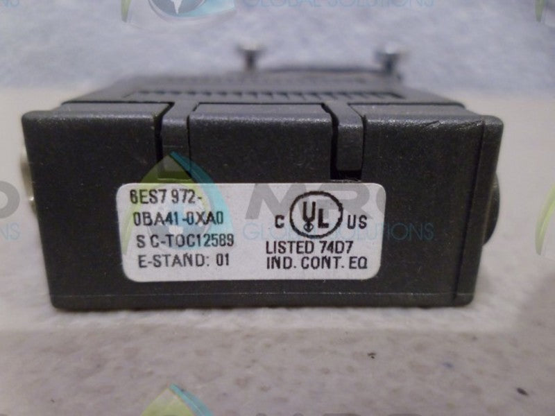 SIEMENS 6ES7 972-0BA41-0X0A CONNECTOR NSNP