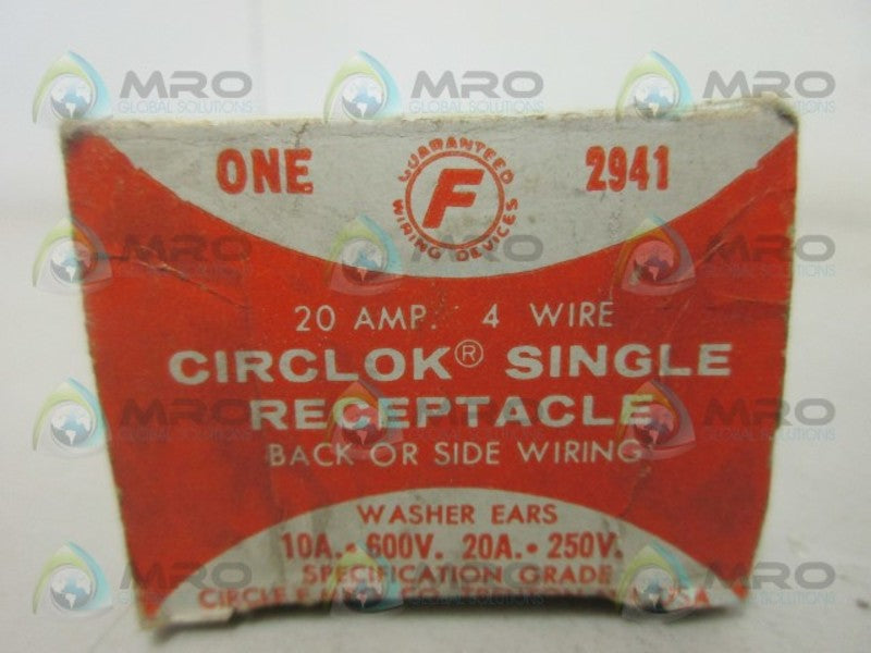 CIRCLE F 2941 RECEPTACLE NSMP
