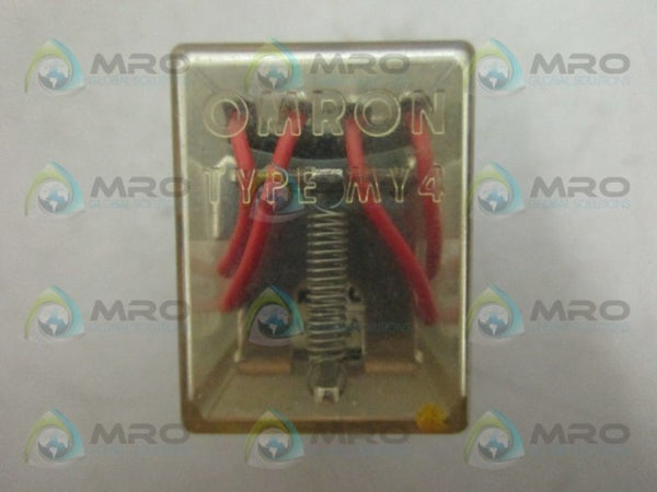 OMRON MY4 RELAY 110/120VAC UNMP